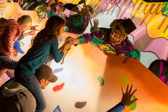 Many Mardi Gras celebrations in Shreveport-Bossier are family-friendly. 