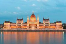 The Hungarian House of Parliament Building in Budapest