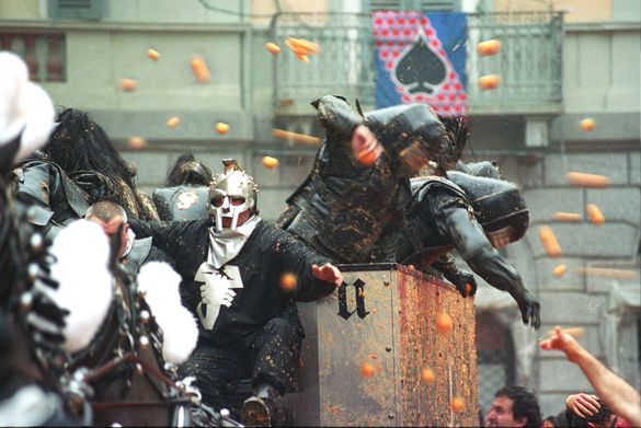 Battle of the Oranges in Ivrea