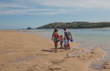 Family day out on Herm
