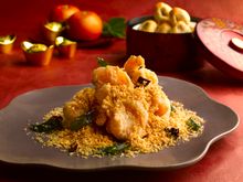 Fried Prawns with Golden Garlic