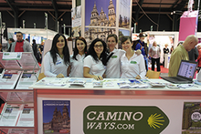 CaminoWays.com staff at Holiday World Show Dublin