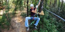 Fun in the tree tops of Lane Poole Reserve in Dwellingup, only 100km south of Perth