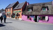 walkers in Doolin, The Burren Way, Wild Atlantic Way, Ireland