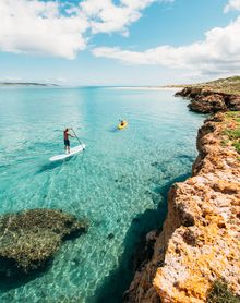 Stand Up Paddle boarding the island