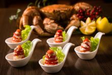 Café East – Kekani Crabmeat with Strawberry Gateau