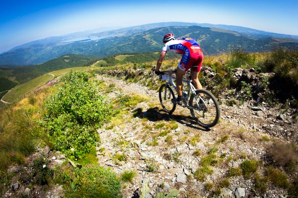 cycling trails in serbia,milan kopčok Vlasinsko Lake