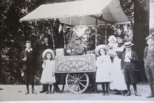 Ice cream at Rudyard Lake in the late 1800s