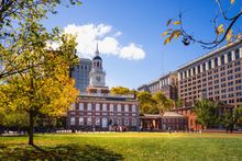 Independence Hall is the birthplace of America where the Declaration of Independence and U.S. Constitution were both debated and