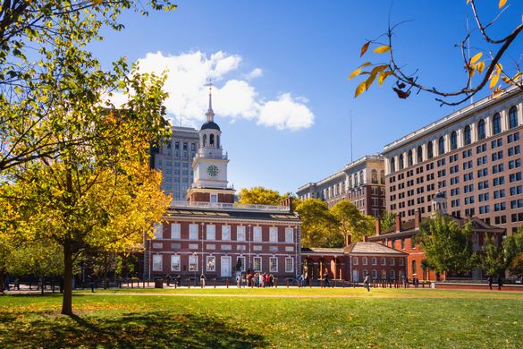 Independence Hall is the birthplace of America where the Declaration of Independence and U.S. Constitution were both debated and