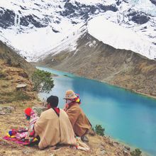 A traditional pachamama ceremony kickstarts the Salkantay Trek.