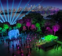 Vivid Sydney at Taronga Zoo_Artist impression