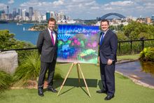 Minister for the Environment Mark Speakman and Minister for Trade, Tourism and Major Events Stuart Ayres announcing Vivid Sydney