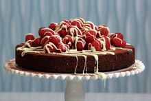 Choc raspberry cake