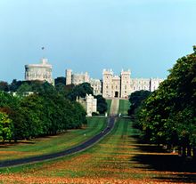 Windsor Castle from the Long Walk
