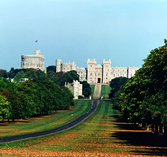 Windsor Castle from the Long Walk