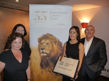L-R, Charlotte Mottram, senior travel executive 33 Degrees, Kylie Organ, senior travel executive 33 Degrees, Angela Chung, assis