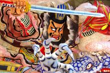 Spectacular Nebuta floats at Wa Rasse Nebuta Museum