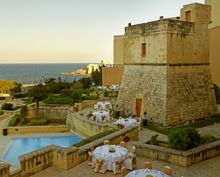 Seventeenth-century watch tower at Corinthia St George's Bay
