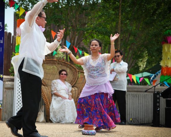 A traditional dance is performed at the ASEANA Spring Festival in Shreveport.
