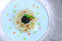 SPOON by Alain Ducasse - Sea Bass Marinated in Citrus