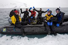 Polar Snorkelling in the Arctic. 