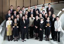 InterContinental Hong Kong's Managing Director Jean-Jacques Reibel with the hotel's 