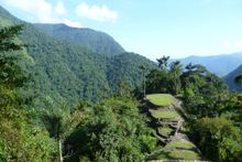 View over the stunning Teyuna, or Lost City in Colombia