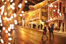 Main St winter scene, Park City