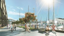 Artists impression of the public promenade