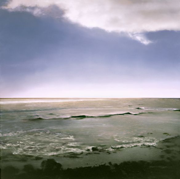 Gerhard Richter, Seestück (Seascape), 1998; oil on linen; 114 1/4 x 114 1/4 in. (290.2 x 290.2 cm); The Doris and Donald Fisher 