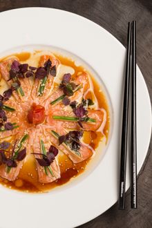 Matsuhisa Paris - Salmon new style sashimi