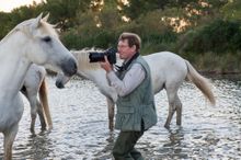 wild white horses photography holiday in france