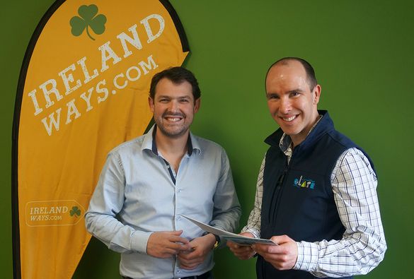 Roland Monsegu from IrelandWays.com and Eoin Hogan, Clare Rural Recreation Officer