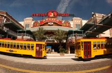 Tampa Bay's iconic yellow streetcars shuttle visitors between downtown and historic Ybor City.