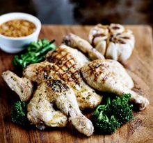 Herb-rubbed Spatchcock Poussin
