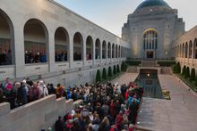 The Australian War Memorial is home to Australia's national Anzac Day ceremonies. 