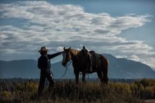 Cowgirl, Bar W Guest Ranch, Montana