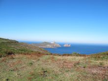 Cabo Vilano, Camino dos Faros, Lighthouse Way hiking trail in Galicia