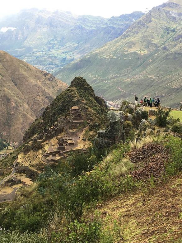 Travel agents exploring Peru with Chimu Adventures