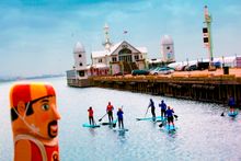 Paddleboarding with WSUP Geelong
