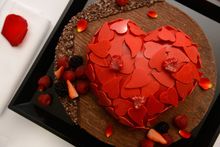 THE STEAK HOUSE winebar + grill - Mom's Sweet Love (Raspberry Chocolate Mousse, Marco Polo Cream with Chocolate Shortbread)