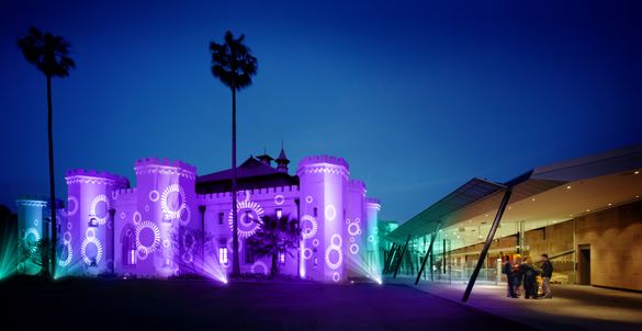 Artist Impression of Sydney Conservatorium of Music during Vivid Sydney