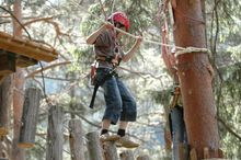 Hochseilgarten im Adventurepark Tirol in Fulpmes