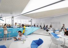 The Departure Lounge will incorporate an expansive bar and café dining area.