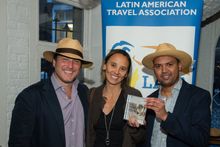 Byron Shirto, Chairman of LATA, , Michelle Jana Chan, winner of Consumer Magazine Feature of the Year Award, Santiago Dunn, Pres