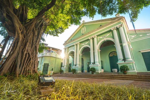China's first European style theatre - in Macao