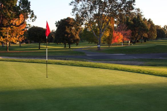 Golf fairway at the Silverado Resort in The Napa Valley Golf fairway at the Silverado Resort in The Napa Valley