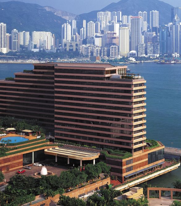 InterContinental Hong Kong - Hotel exterior (perched on Victoria Harbour)