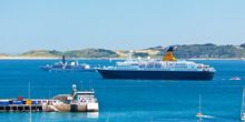 Ferry view from Guernsey